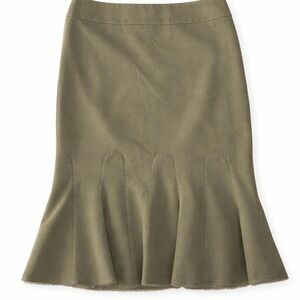 Tahari Pencil Skirt with Ruffle Hem
